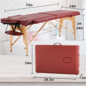 BestMassage foldable spa bed setup enables quick, tool-free assembly.