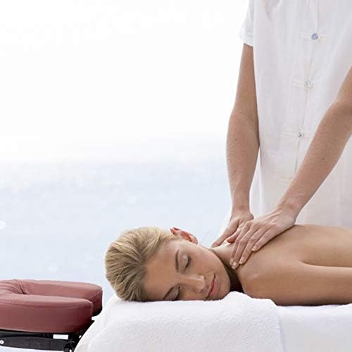 BestMassage PVC leather cover provides soft, wipe-clean surface on the table.