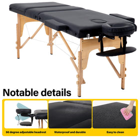 BestMassage sturdy hardwood frame ensures durable, long-lasting use.