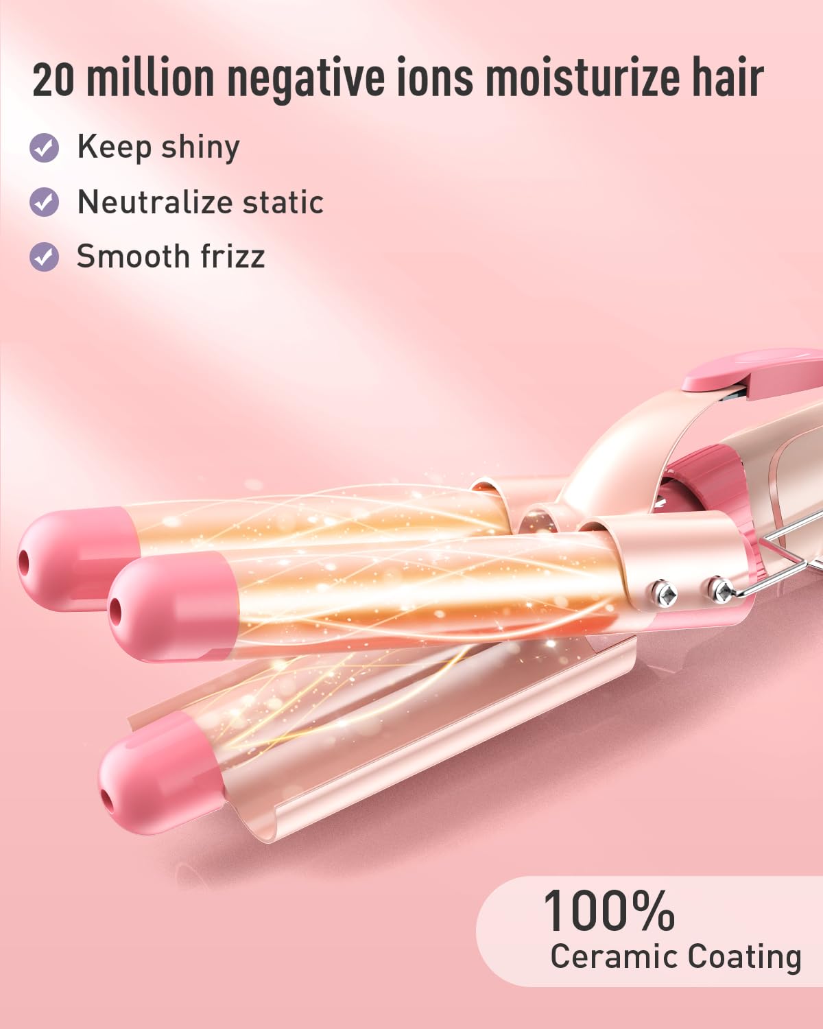 Glove and two hair clips included with BESTOPE PRO wand set