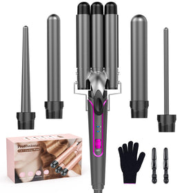 BESTOPE PRO Waver 3-barrel waves deliver fast, even styling on all hair types.