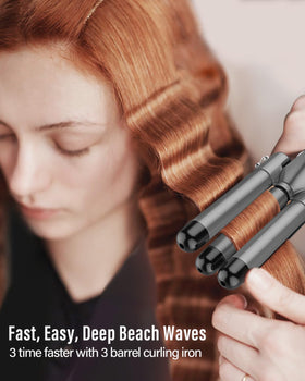 BESTOPE PRO Waver heats up in 30 seconds for quick styling.