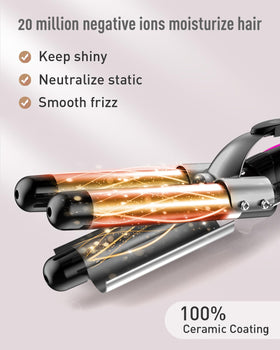 BESTOPE PRO Waver ion technology helps reduce frizz and boost shine.