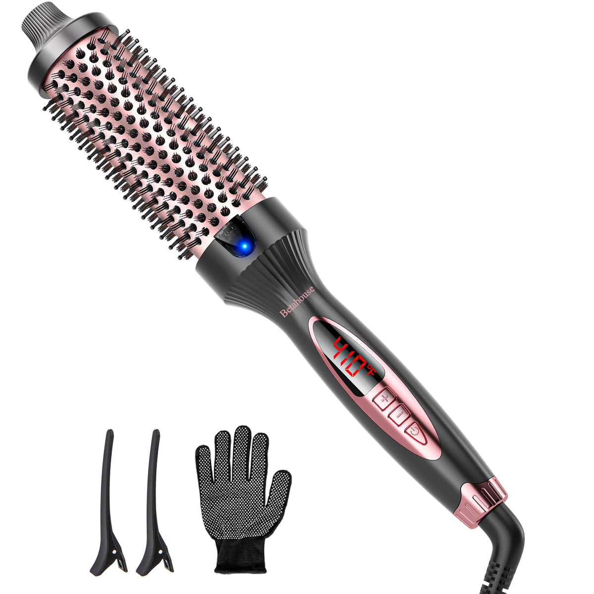 Betahouse thermal brush with 1.5-inch barrel for faster blowouts.