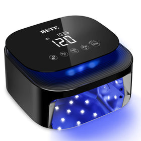BETE cordless UV LED nail lamp portable, ideal for on the go nail curing.