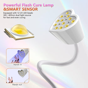 BETE cordless rechargeable nail lamp enabling travel‑ready gel nails