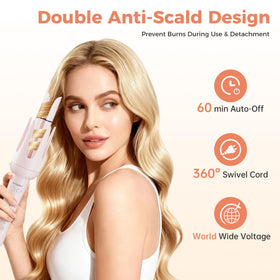 BETECURVY straightening brush for sleek, frizz-free styling.