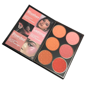 Beteligir 6-blusher palette delivering rosy, natural flush