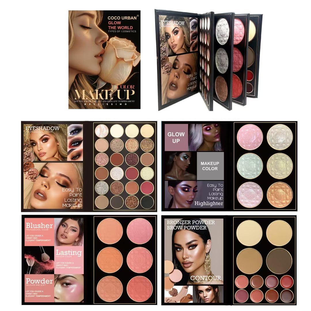 Beteligir All In One Makeup Kit showing 78-color palette open for versatile looks