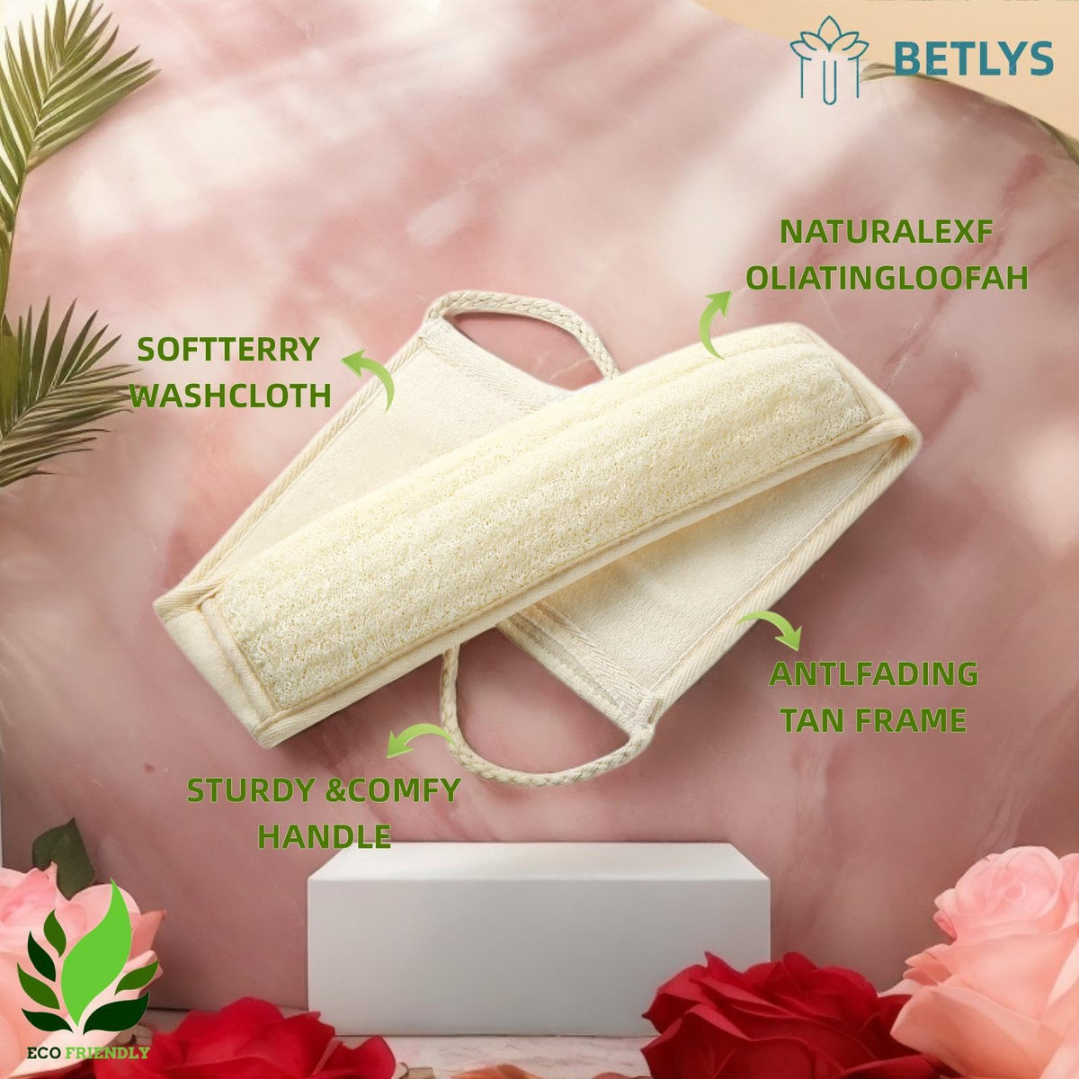 BETLYS exfoliating glove ready for daily cleansing and skin renewal