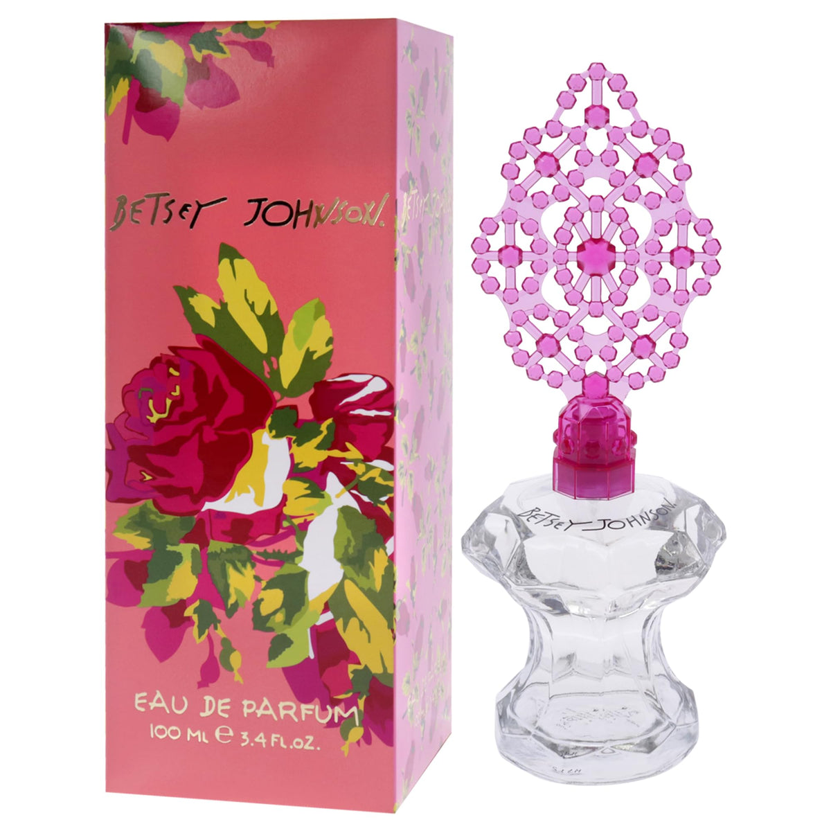 Betsey Johnson EDP 100ml packaging, gift-ready presentation.