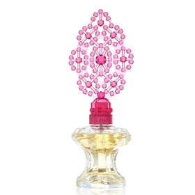 Betsey Johnson EDP bottle close-up showing a floral fruity fragrance.