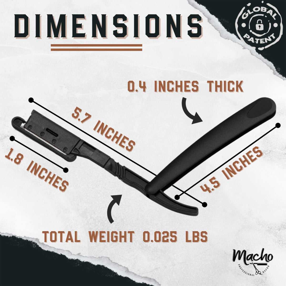 Better Barber easy-clip blade system speeds blade changes.