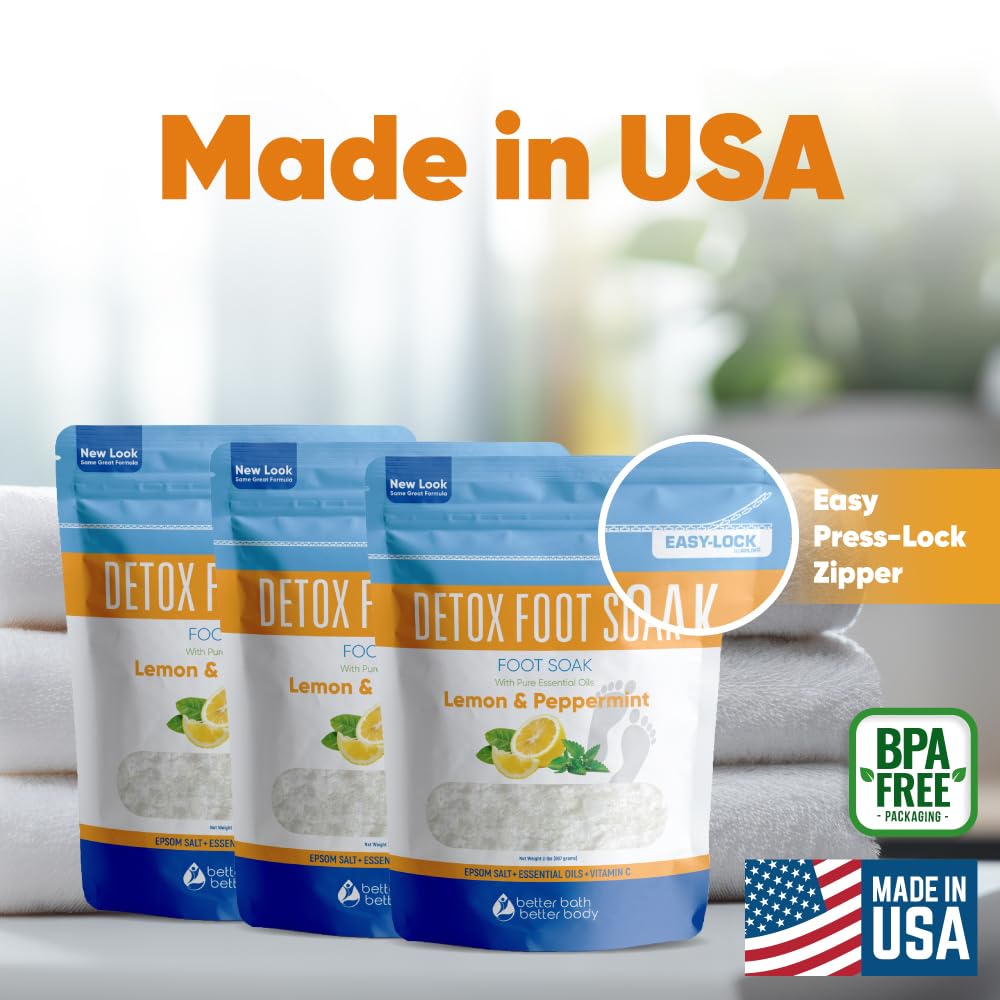 Better Bath Better Body 2 lb pouches seal securely with an easy zipper.