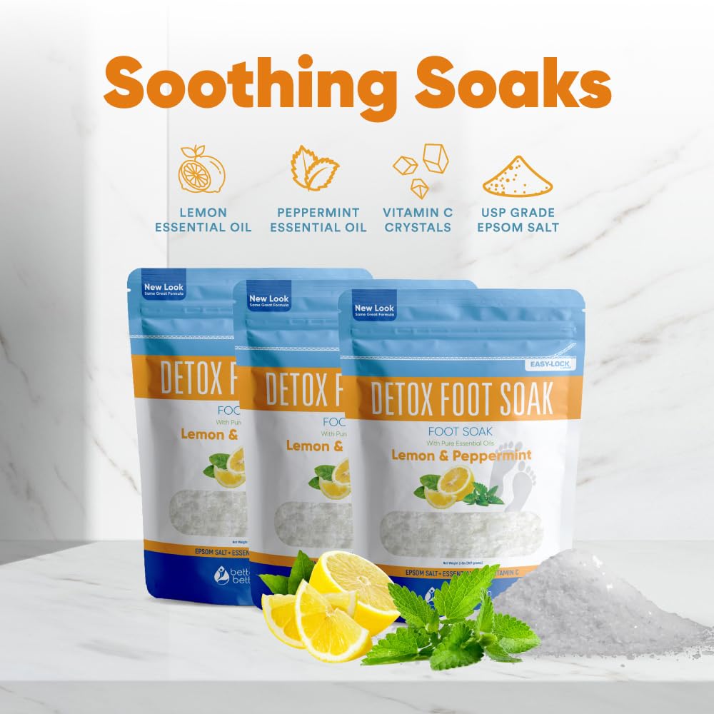 Better Bath Better Body athlete's foot detox soak supports gentle, soothing relief.