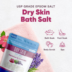 Better Bath Better Body epsom salt base offers a soothing mineral soak.