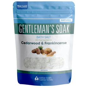 Better Bath Better Body Gentlemans Bath Salt pouch offers premium soak for relaxation.