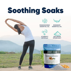 Better Bath Better Body Joints Soak 32 oz pouch ready for extended usage.