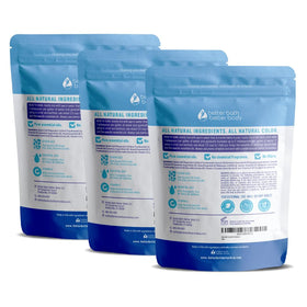Close-up of Sitz Bath Salt pouches showing BPA-free storage.