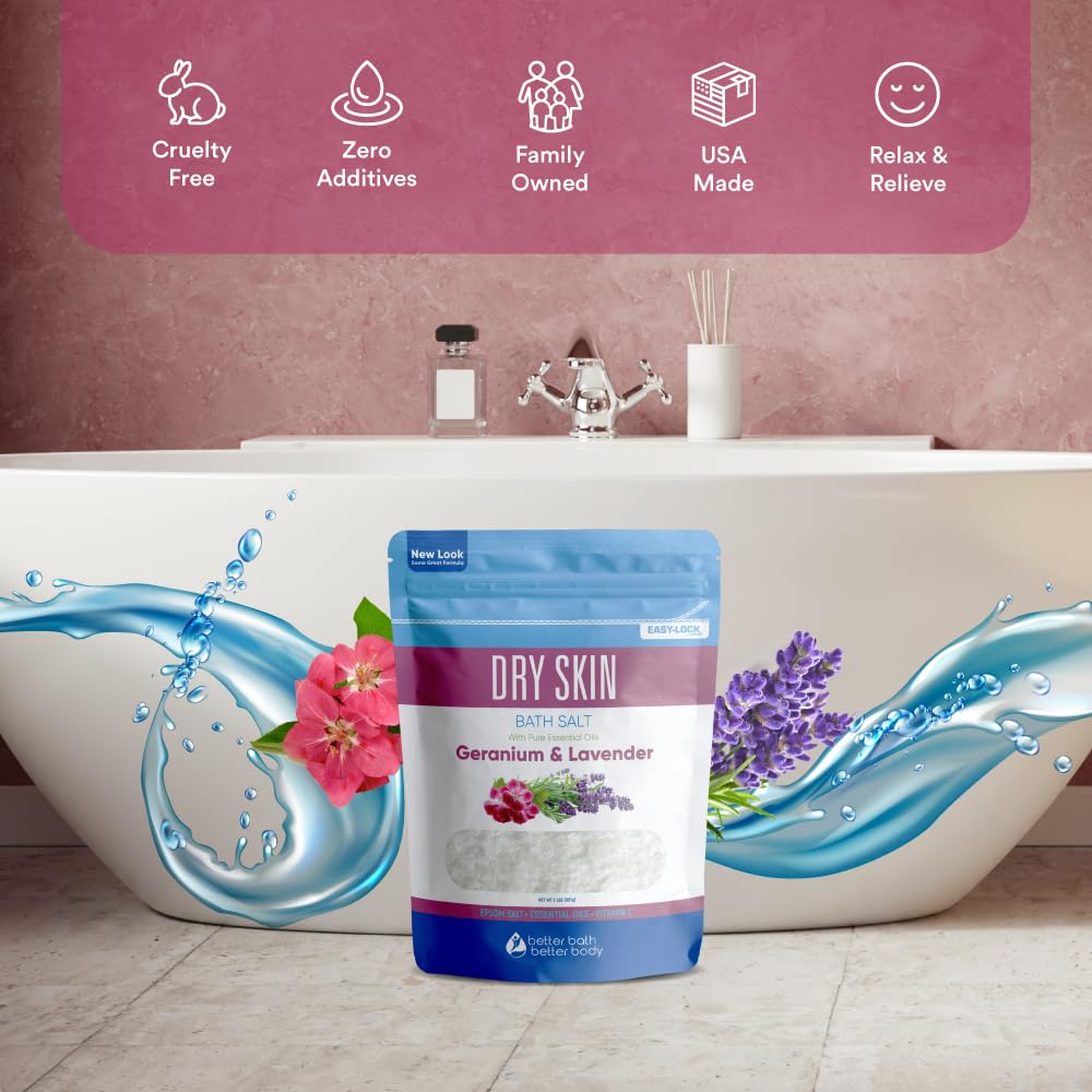 Better Bath Better Body vitamin C crystals address bath water impurities.