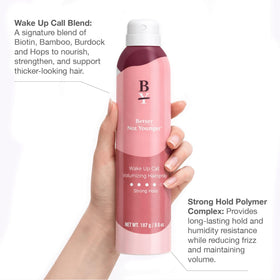 Better Not Younger biotin-bamboo formula ingredients highlight nourishing components for fuller-looking hair.