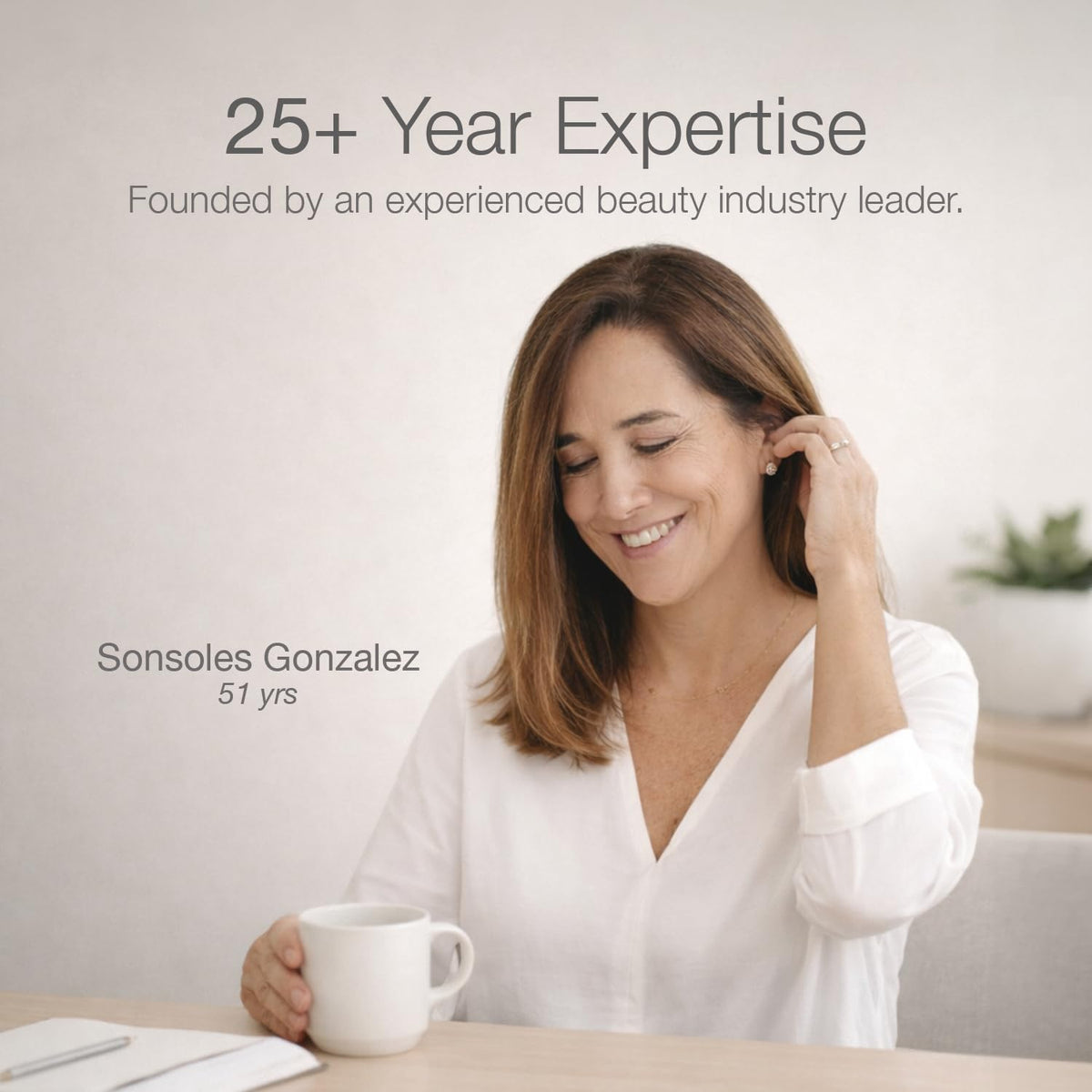 Better Not Younger daily-use hair care promotes smoother, radiant styling for aging hair