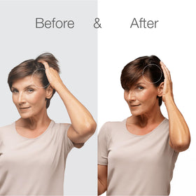 Better Not Younger ginger-detail signals invigorating fragrance and scalp stimulation.