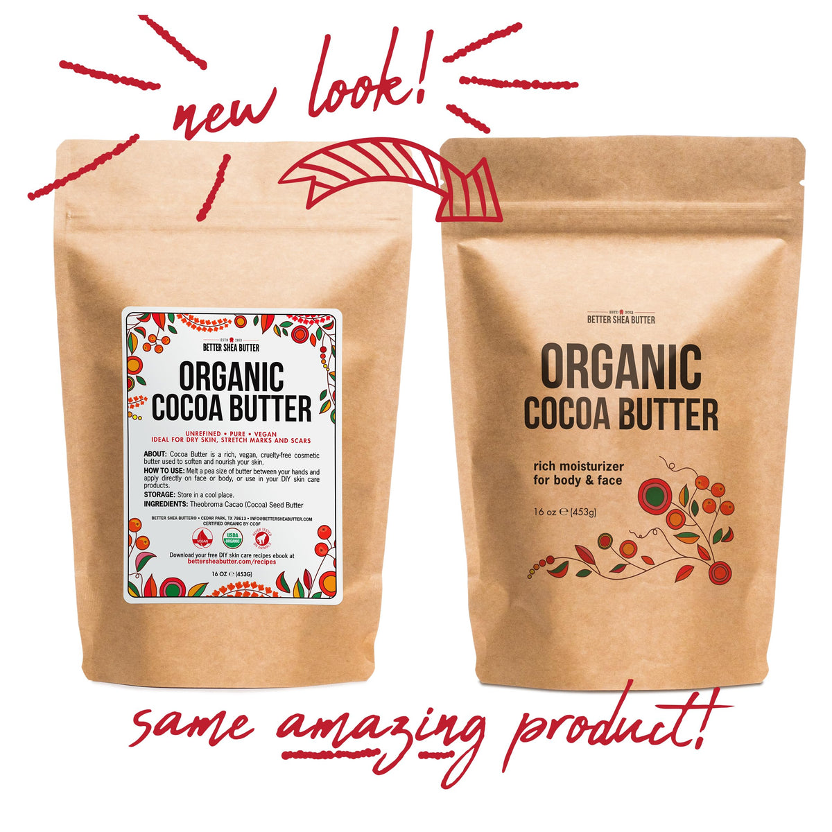 Better Shea Butter food-grade cocoa butter supports versatile DIY skincare recipes