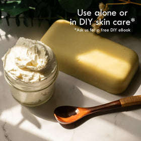 Better Shea Butter nourishes hair and face, leaving non-greasy softness for everyday use.