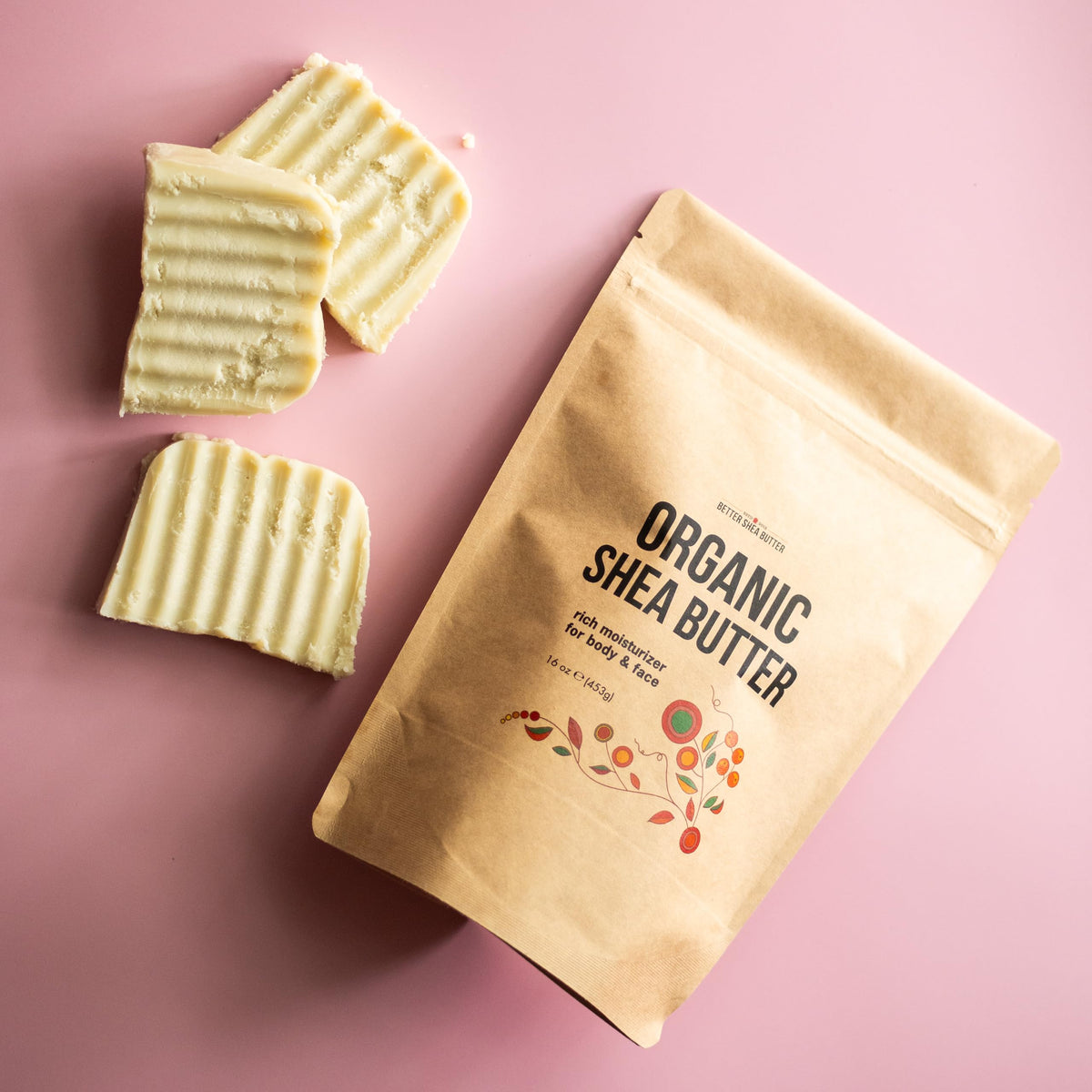 Better Shea Butter from Ghana women’s coop, supporting sustainable sourcing for your skincare.