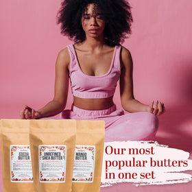 Better Shea Butter lip balm base prepared for crafting natural lip treats
