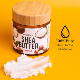 Better Shea Butter lip balm base for DIY soothing lip care.