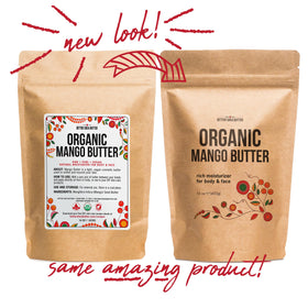 Includes downloadable DIY skincare recipes eBook with mango butter projects by Better Shea Butter.