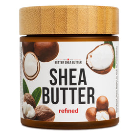 Better Shea Butter refined 8oz jar for easy, non-greasy skin nourishment.