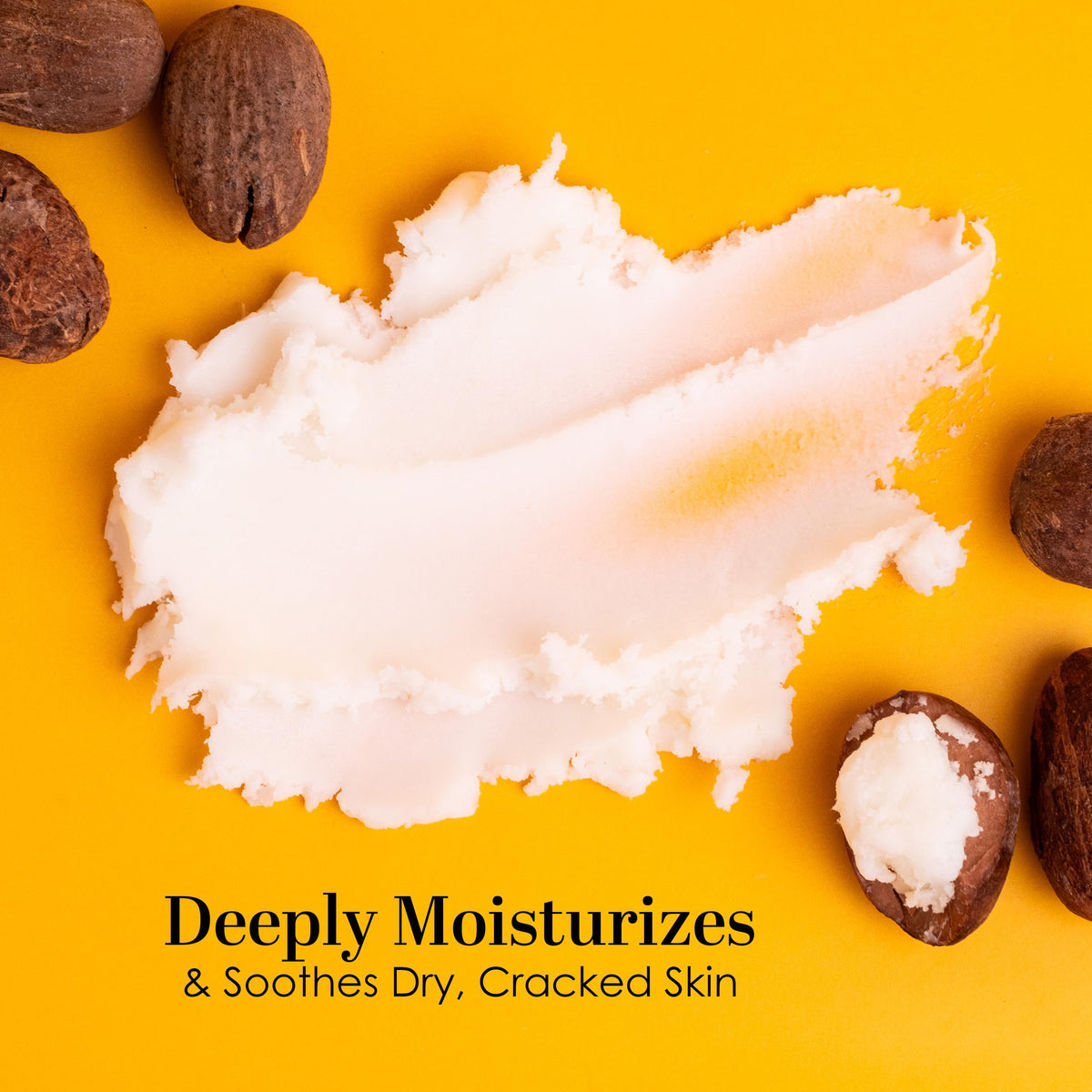 Better Shea Butter unscented pour demonstrates quick absorption on skin.