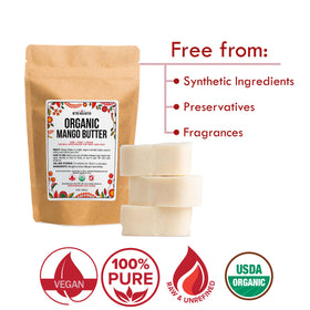 Better Shea Butter mango butter for hair care leaves lightweight shine and softness