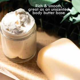 Better Shea Butter mango butter packaging highlighting natural, unrefined quality