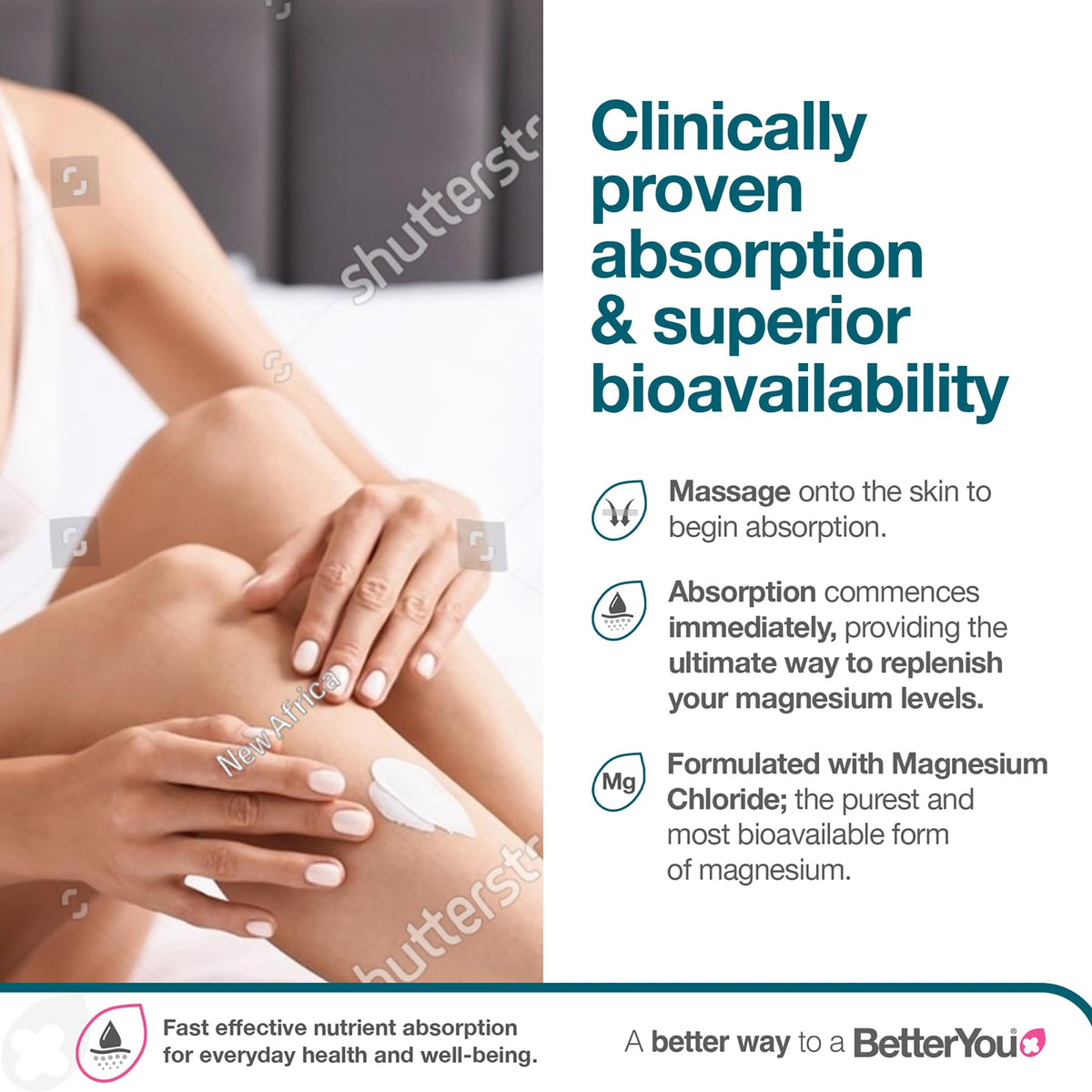 BetterYou Magnesium Chloride close-up reveals mineral-rich formula for daily care.