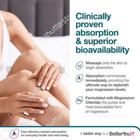 BetterYou Magnesium Chloride close-up reveals mineral-rich formula for daily care.