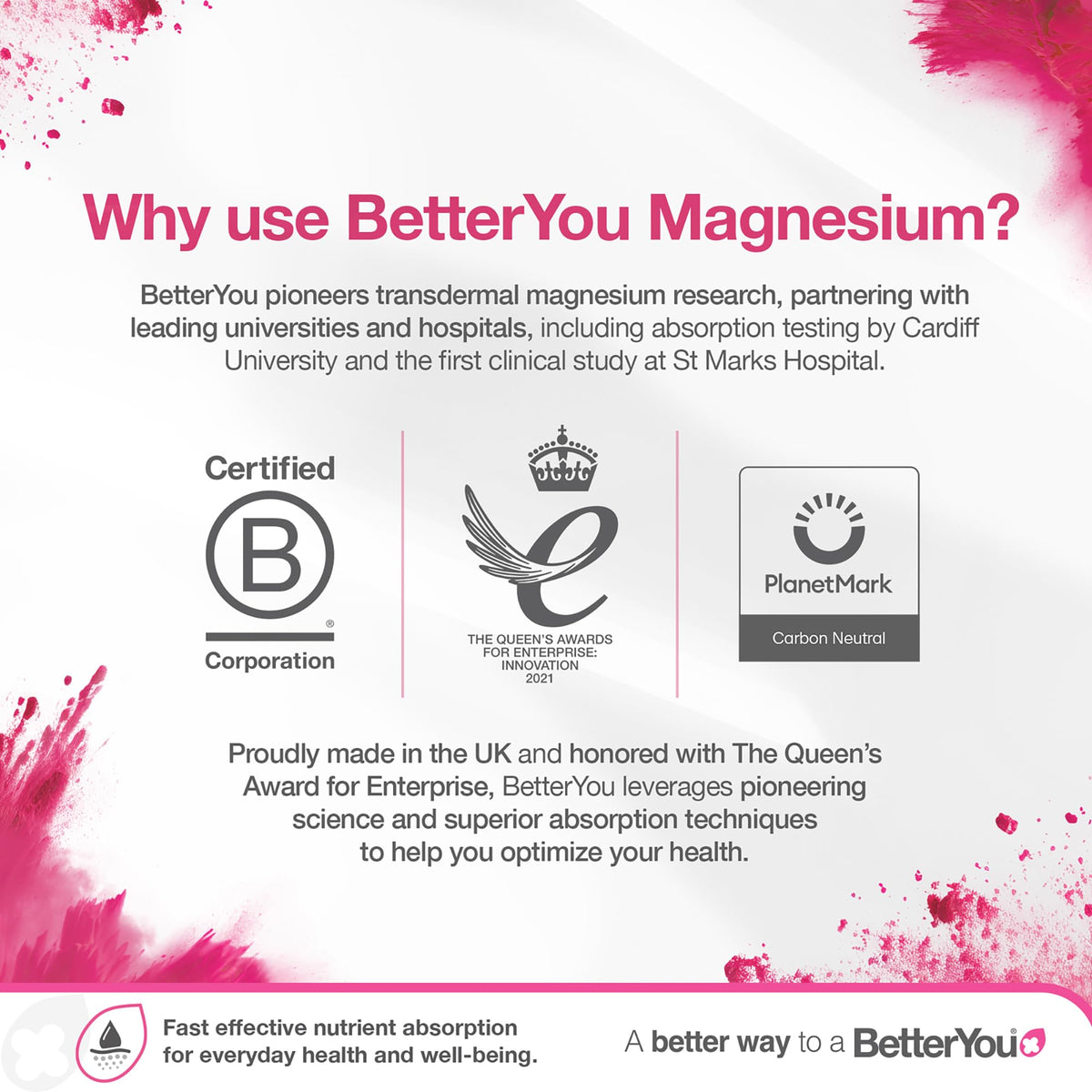BetterYou Packaging eco-friendly box highlights recyclable materials.