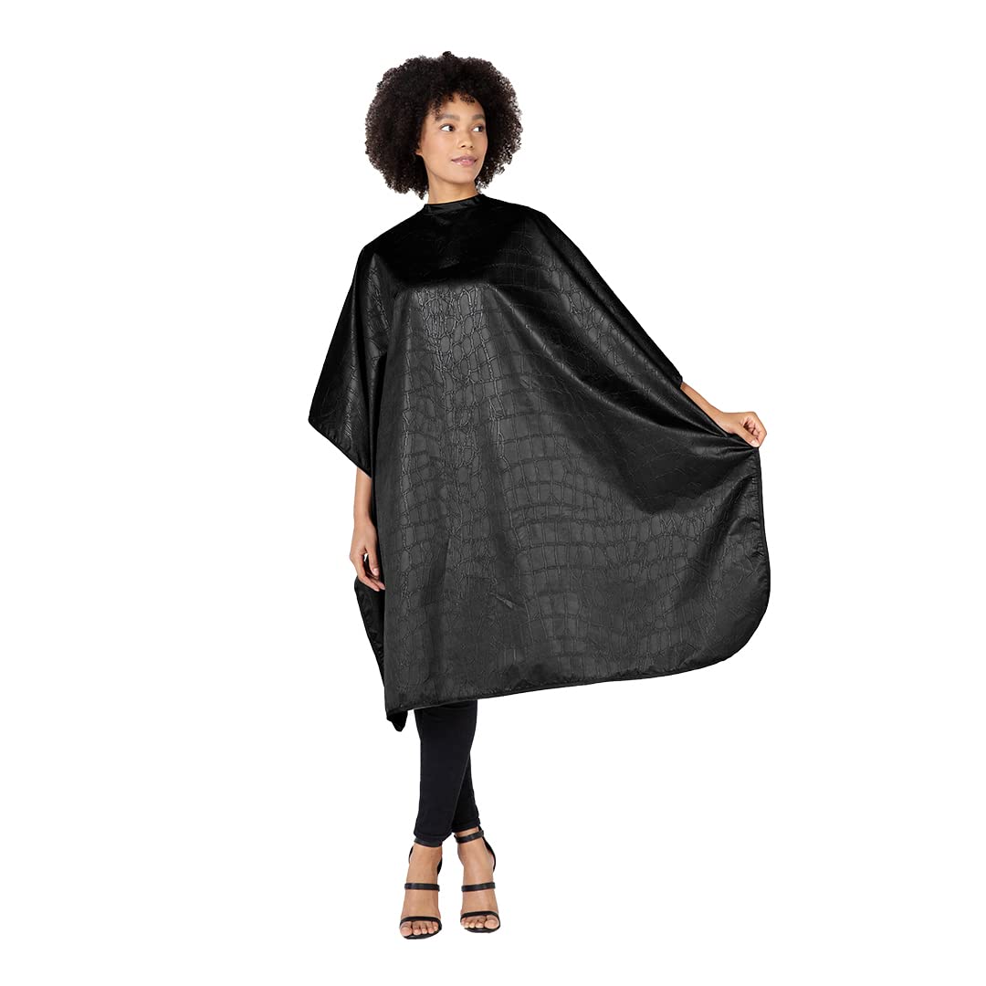 Betty Dain Alligator Hide cape textured surface in bold salon style.