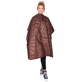 Betty Dain bleach-proof styling cape deflects bleach splashes during treatments