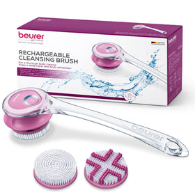 Beurer FC55 front view showing cordless body scrubber ready for cleansing