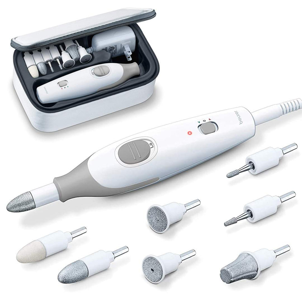 Beurer MP32 nail drill case with travel pouch for organized storage
