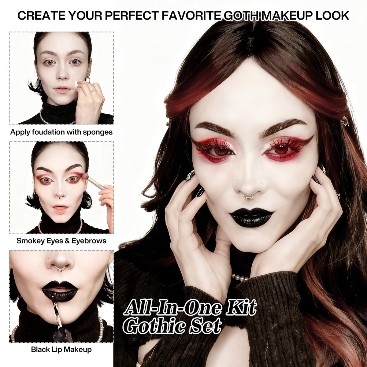 BEUSELF Faux eyelashes to enhance eye drama and depth