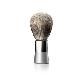 The Bevel Luxury Shaving Brush with vegan bristles creates rich lather for smoother shaves.