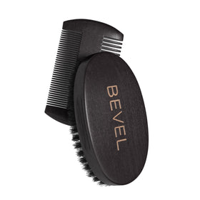 Bevel pearwood comb: smooth teeth to detangle and define mustache and beard.