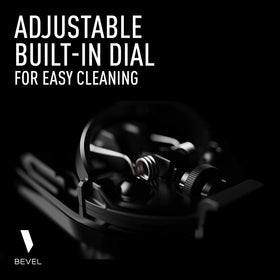 Bevel 8-hour battery powers long grooming sessions.