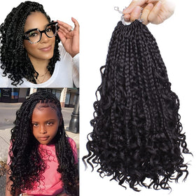 Beverlee boho box braids 10 inch for natural look and easy wear