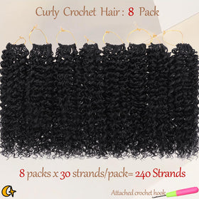 Beverlee crochet hair offers odorless, itch-free daily wear.